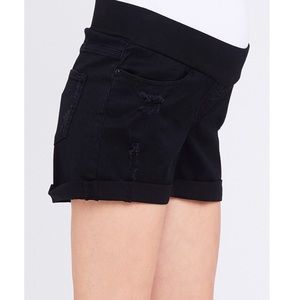 Ripe Maternity Baxter Boyfriend Shorts, M